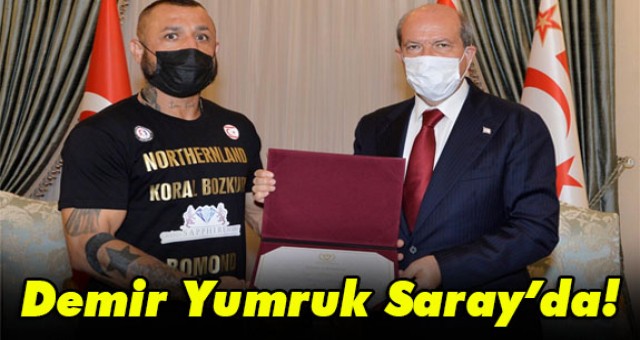 Demir Yumruk Saray’da!