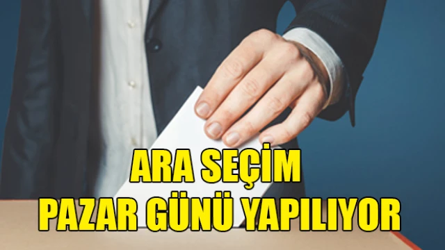 Ara seçim Pazar günü yapılıyor