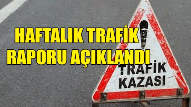 Bir haftada 68 trafik kazası, 1 ölü, 23 yaralı…