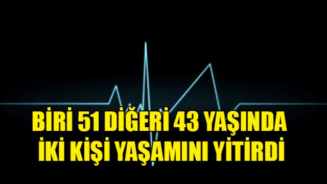 Gazimağusa'da ve Bafra'da iki kişi hayatını kaybetti