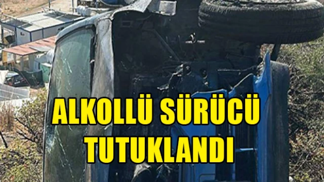 Kaplıca-Tatlısu yolunda kaza...Alkollü sürücü tutuklandı