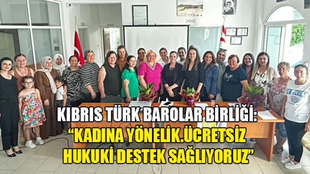 Kıbrıs Türk Barolar Birliği: Kadına yönelik şiddet toplumsal bir sorun....