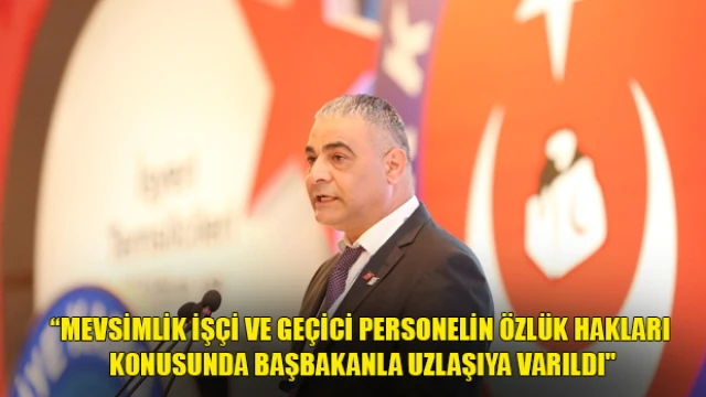 Manga: Başbakanla uzalaşıya varılmıştır