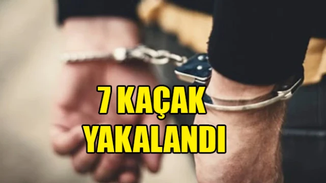 İkamet izinsiz 7 kişi tutuklandı