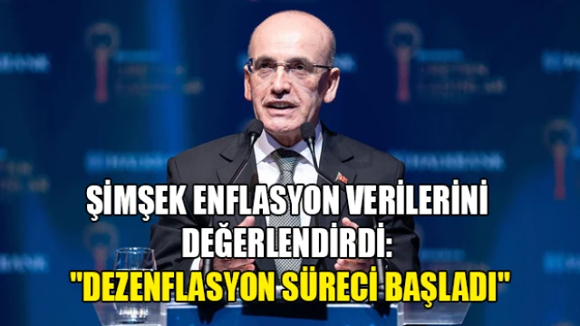 Şimşek enflasyon verilerini değerlendirdi