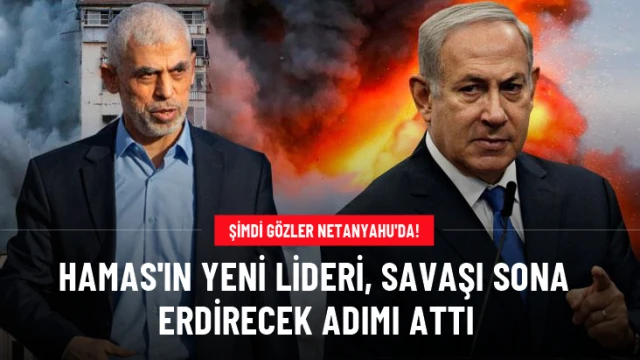 Hamas'ın yeni lideri Sinvar'dan yeni ateşkes teklifi