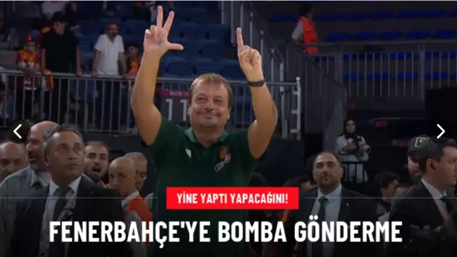 Fenerbahçe'ye bomba derbi göndermesi