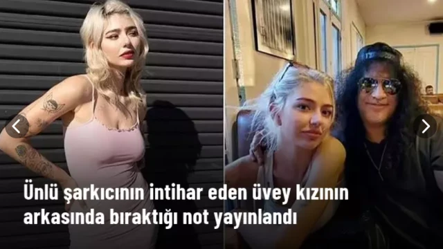 Üvey kızının arkasında bıraktığı not yayınlandı