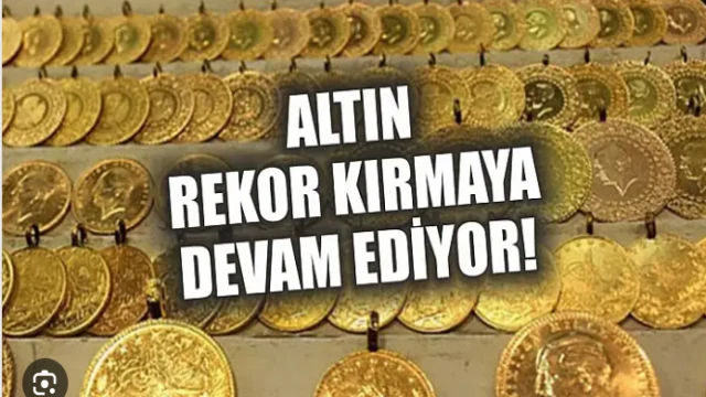 Altın rekor kırmaya devam ediyor