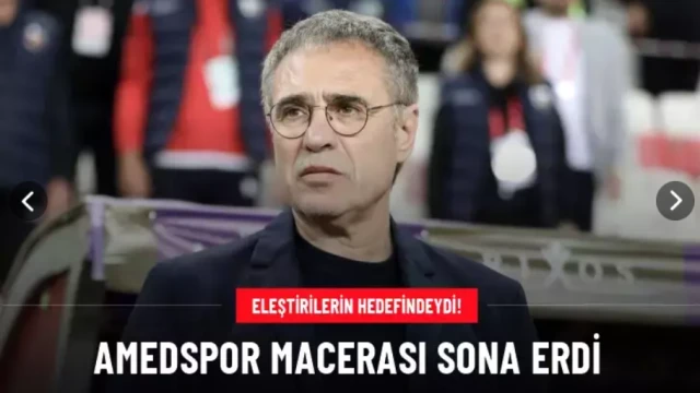 Amedspor'da Ersun Yanal dönemi sona erdi