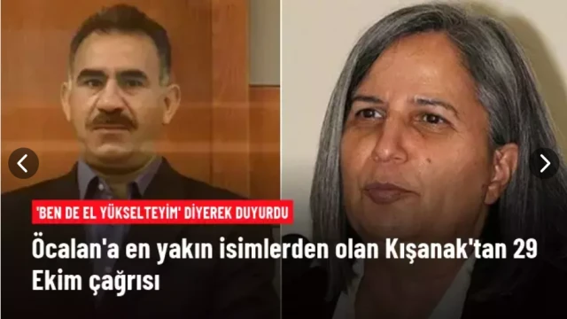 Gülten Kışanak'tan 29 Ekim çağrısı