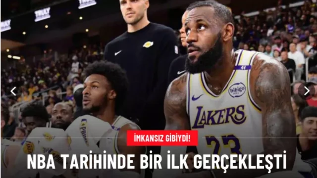 NBA tarihinde bir ilk gerçekleşti