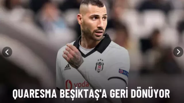 Quaresma Beşiktaş'a geri dönüyor