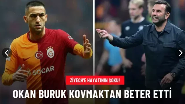 Okan Buruk, Hakim Ziyech'i kovmaktan beter etti