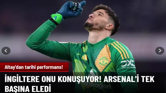 Altay Bayındır'dan tarihi performans