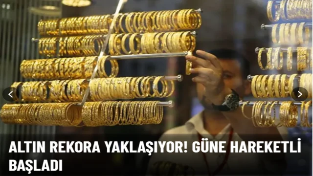 Altın rekora yaklaşıyor!