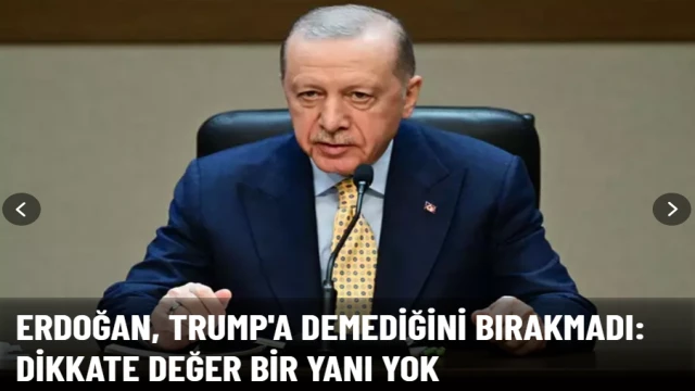 Erdoğan'dan Trump'ın skandal Gazze planına tepki