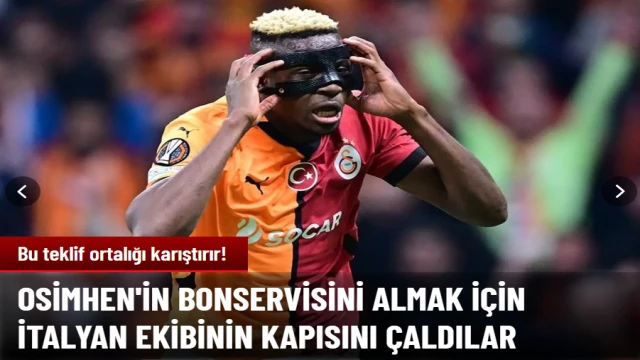 Fenerbahçe'den ortalığı karıştıracak Osimhen hamlesi