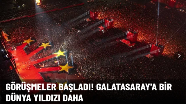 Galatasaray'a bir dünya yıldızı daha