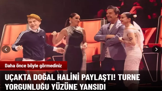 Melike Şahin Avrupa turnesi dönüşü doğal halini paylaştı