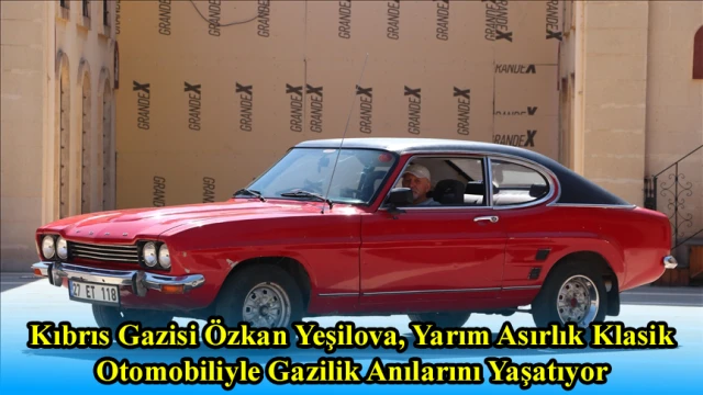 Kıbrıs Gazisi Özkan Yeşilova, Yarım Asırlık Klasik Otomobiliyle Gazilik Anılarını Yaşatıyor