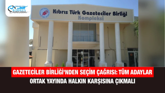 Gazeteciler Birliği’nden seçim çağrısı: Tüm adaylar ortak yayında halkın karşısına çıkmalı