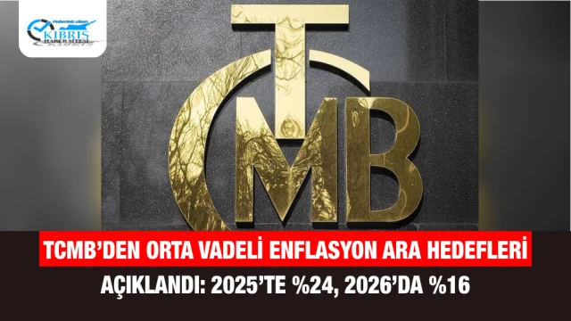 TCMB’den Orta Vadeli Enflasyon Ara Hedefleri Açıklandı: 2025’te %24, 2026’da %16