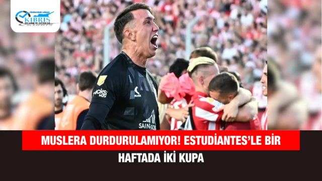 Muslera durdurulamıyor! Estudiantes’le bir haftada iki kupa