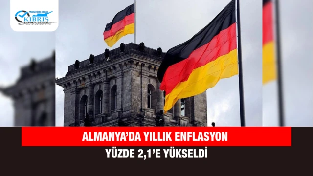 Almanya’da Yıllık Enflasyon Yüzde 2,1’e Yükseldi