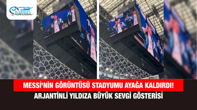 Messi'nin Görüntüsü Stadyumu Ayağa Kaldırdı! Arjantinli Yıldıza Büyük Sevgi Gösterisi