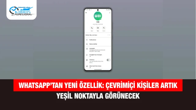 WhatsApp’tan Yeni Özellik: Çevrimiçi Kişiler Artık Yeşil Noktayla Görünecek