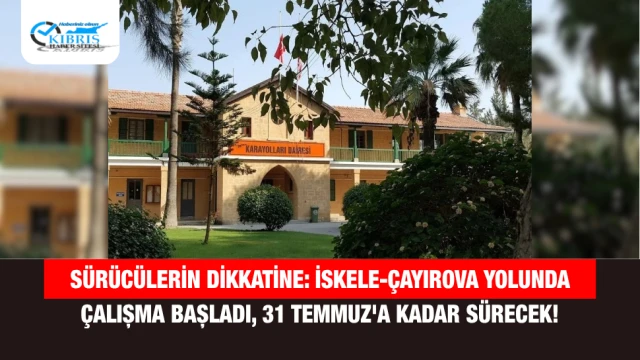 Sürücülerin Dikkatine: İskele-Çayırova Yolunda Çalışma Başladı, 31 Temmuz'a Kadar Sürecek!