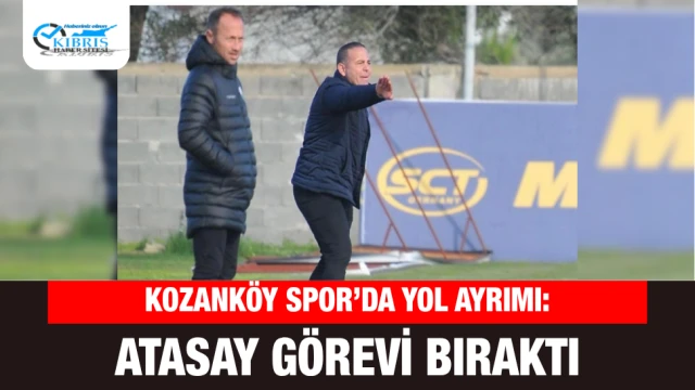 KOZANKÖY SPOR’DA YOL AYRIMI: ATASAY GÖREVİ BIRAKTI