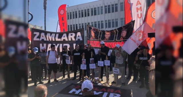 Kazıklarla, boş tencerelerle protesto