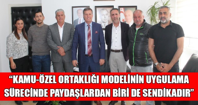 Bayındırlık ve Ulaştırma Bakanı Arıklı, Tel-Sen heyetini kabul etti