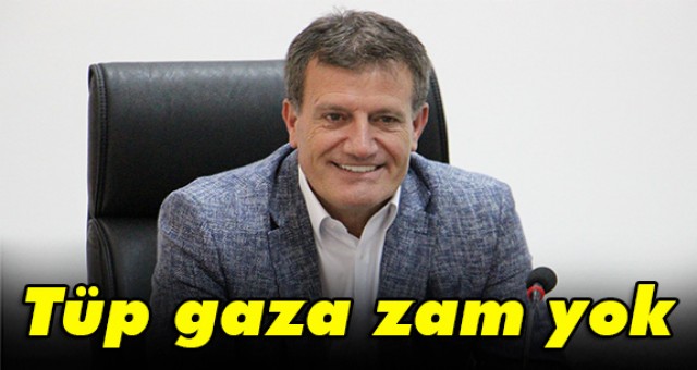 Tüp gaza zam yok