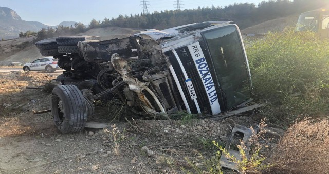 Girne Dağ Yolunda feci kaza!