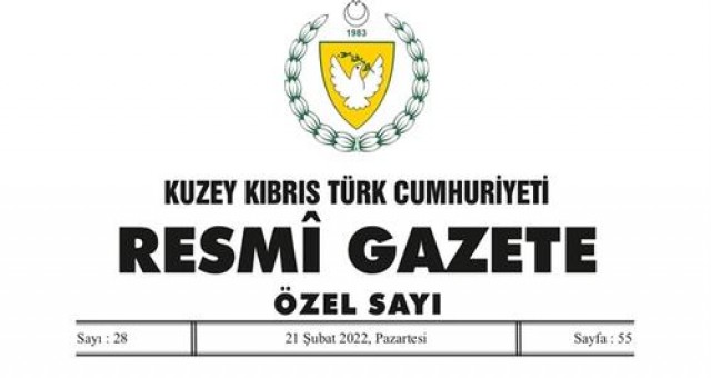 Bakanlar Kurulu Resmi Gazete’de