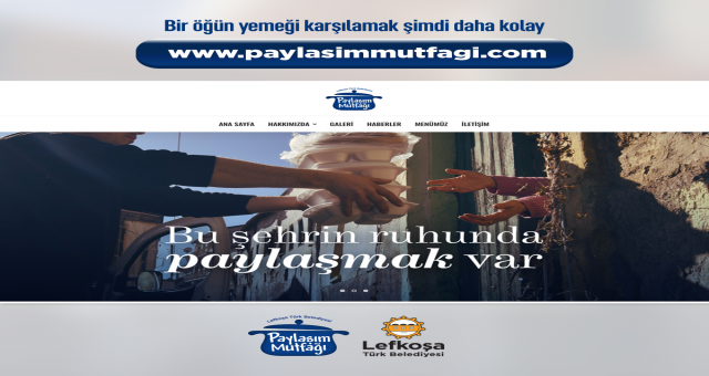 Paylaşım Mutfağı web sitesi yayında