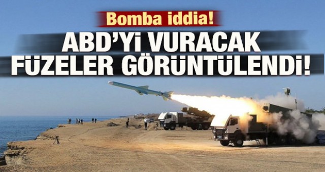 Bomba iddia! ABD'yi vuracak füzeler görüntülendi!