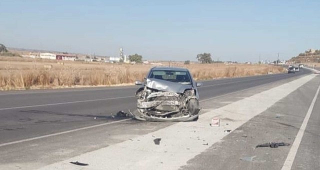 Tuzluca kavşağı yakınlarında trafik kazası meydana geldi.