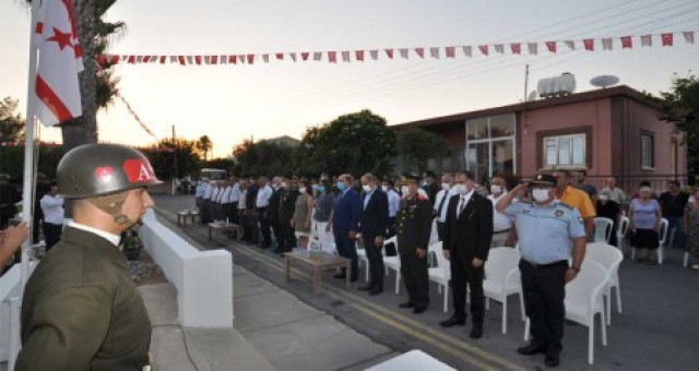 Alaminyo Şehitleri düzenlenen törenle anıldı.