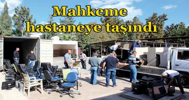 Mahkeme hastaneye taşındı