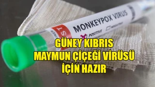 Güney Kıbrıs Maymun çiçeği virüsü için hazır