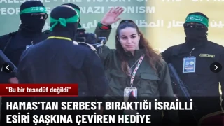 Hamas'tan serbest bıraktığı İsrailli esiri şaşkına çeviren hediye