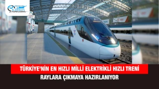 Türkiye’nin En Hızlı Milli Elektrikli Hızlı Treni Raylara Çıkmaya Hazırlanıyor