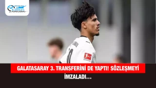 Galatasaray 3. transferini de yaptı! Sözleşmeyi imzaladı…