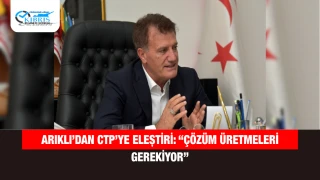 Arıklı’dan CTP’ye eleştiri: “Çözüm üretmeleri gerekiyor”