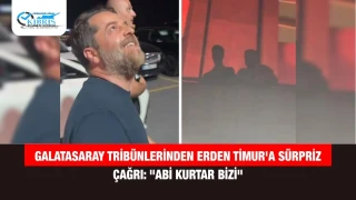 Galatasaray Tribünlerinden Erden Timur'a Sürpriz Çağrı: "Abi Kurtar Bizi"